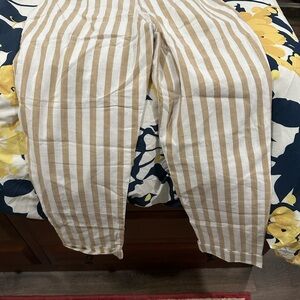 Striped Linen Pants